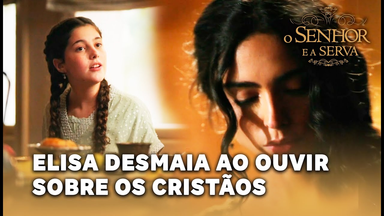 O SENHOR E A SERVA: Elisa desmaia ao ouvir sobre a morte dos crist&atilde;os no anfiteatro