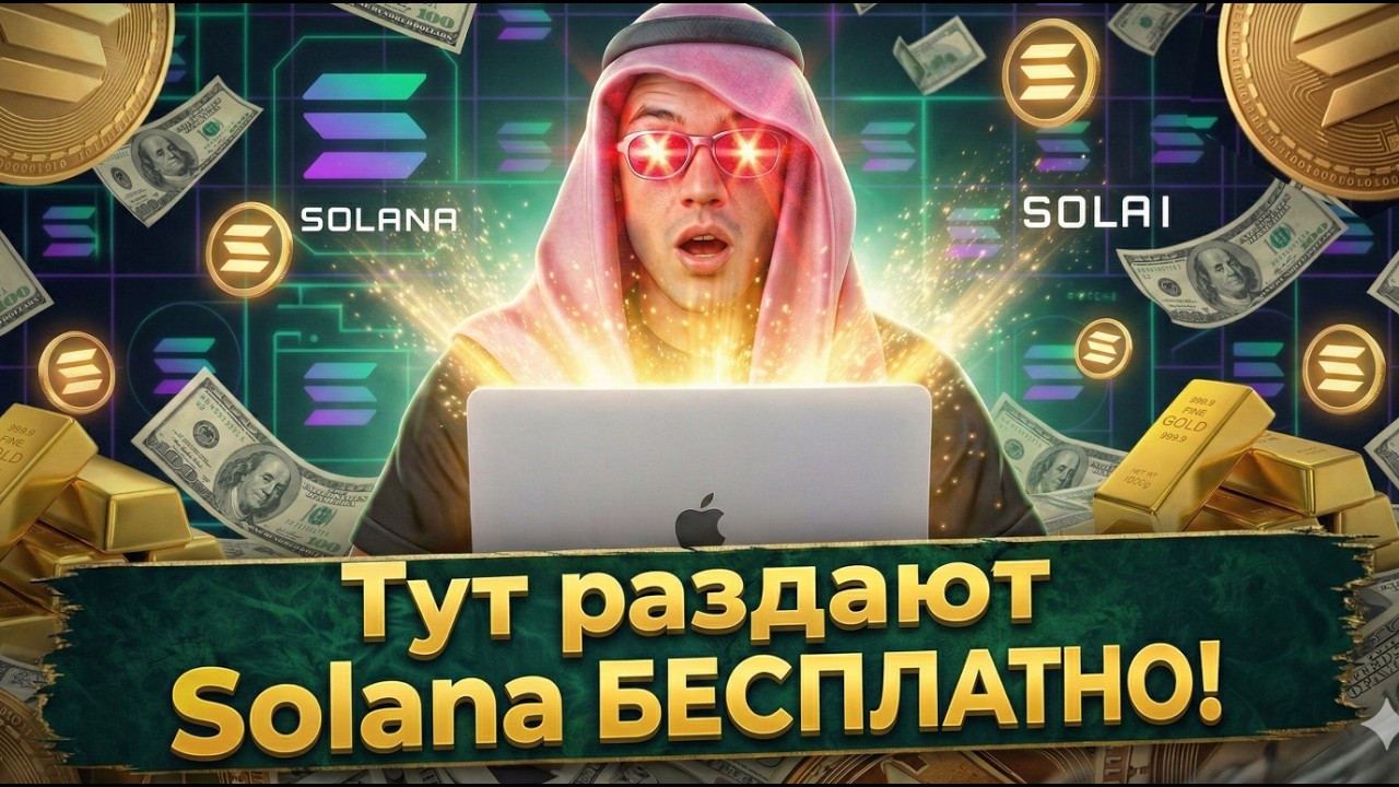 Я нашел сайт где раздают Солану БЕСПЛАТНО!