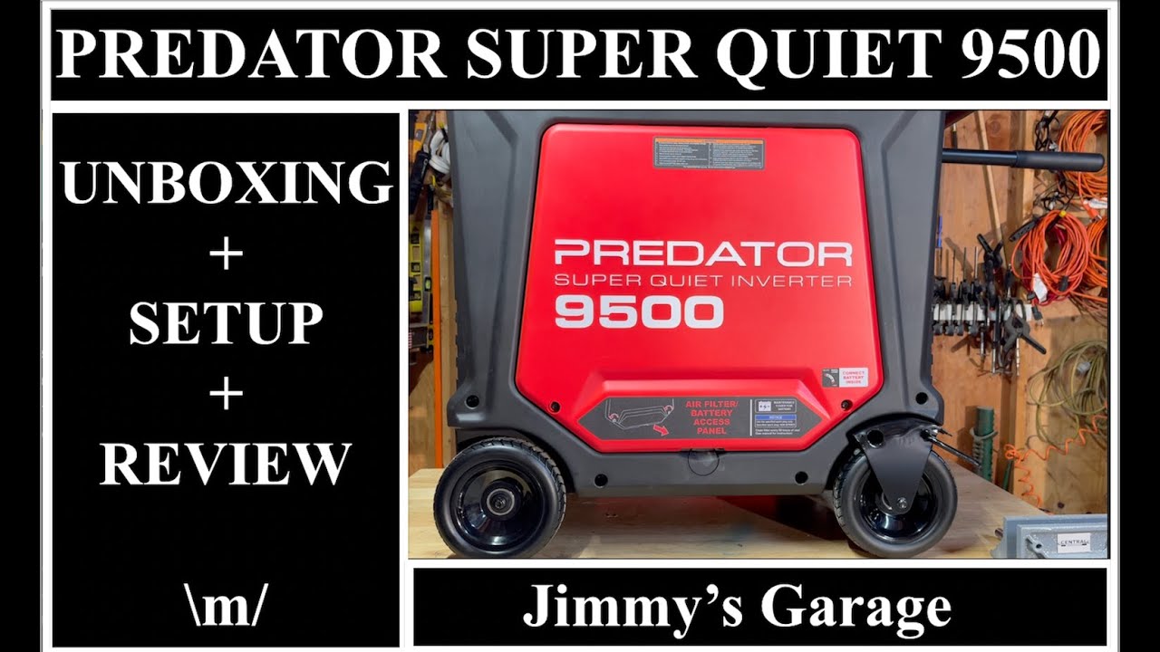 НОВИНКА! Сверхтихий инверторный генератор Predator 9500 — распаковка + настройка + первоначальный...
