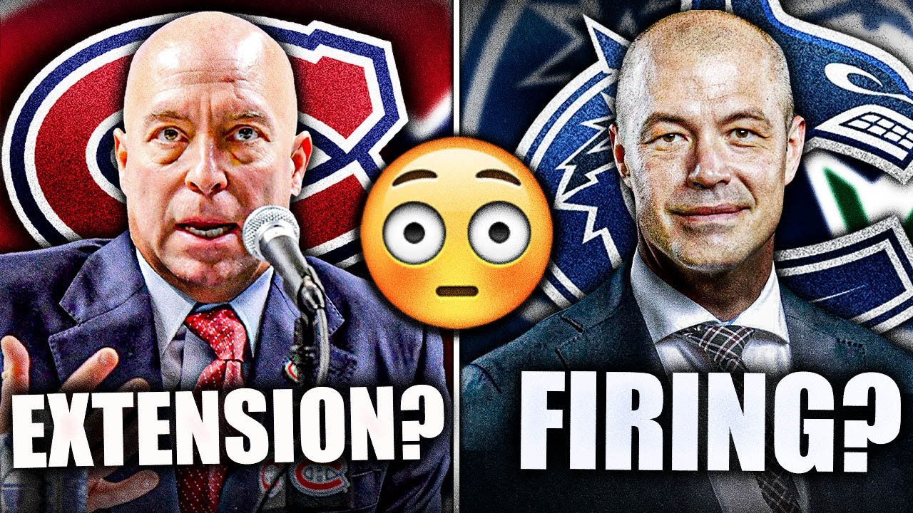 HUGE NEWS FOR THE CANUCKS & CANADIENS: PATRIK ALLVIN ON THE HOT SEAT + KENT HUGHES EXTENSION UPDATE