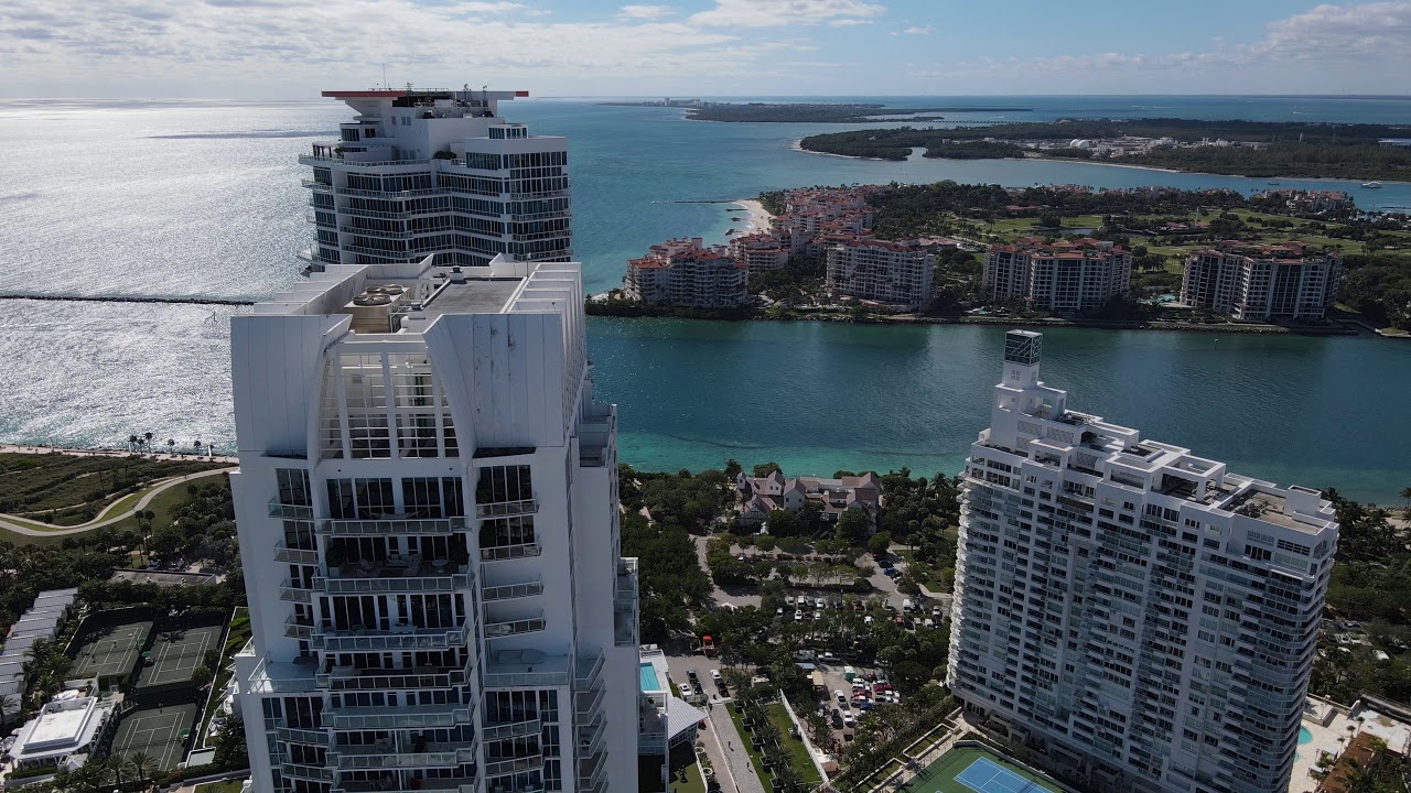 Miami South of Fifth (SoFi) Neighborhood Aerial Footage