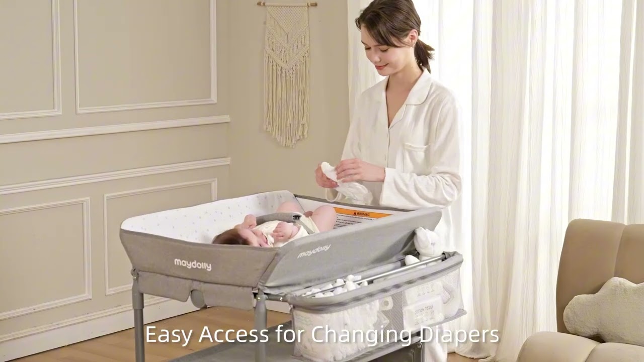 Maydolly 248 Portable Foldable Baby Changing Table with Wheels 