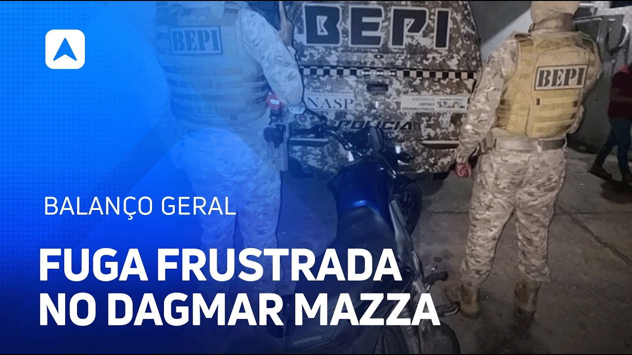 Após tentativa de fuga, dupla é presa por tráfico no Dagmar Mazza