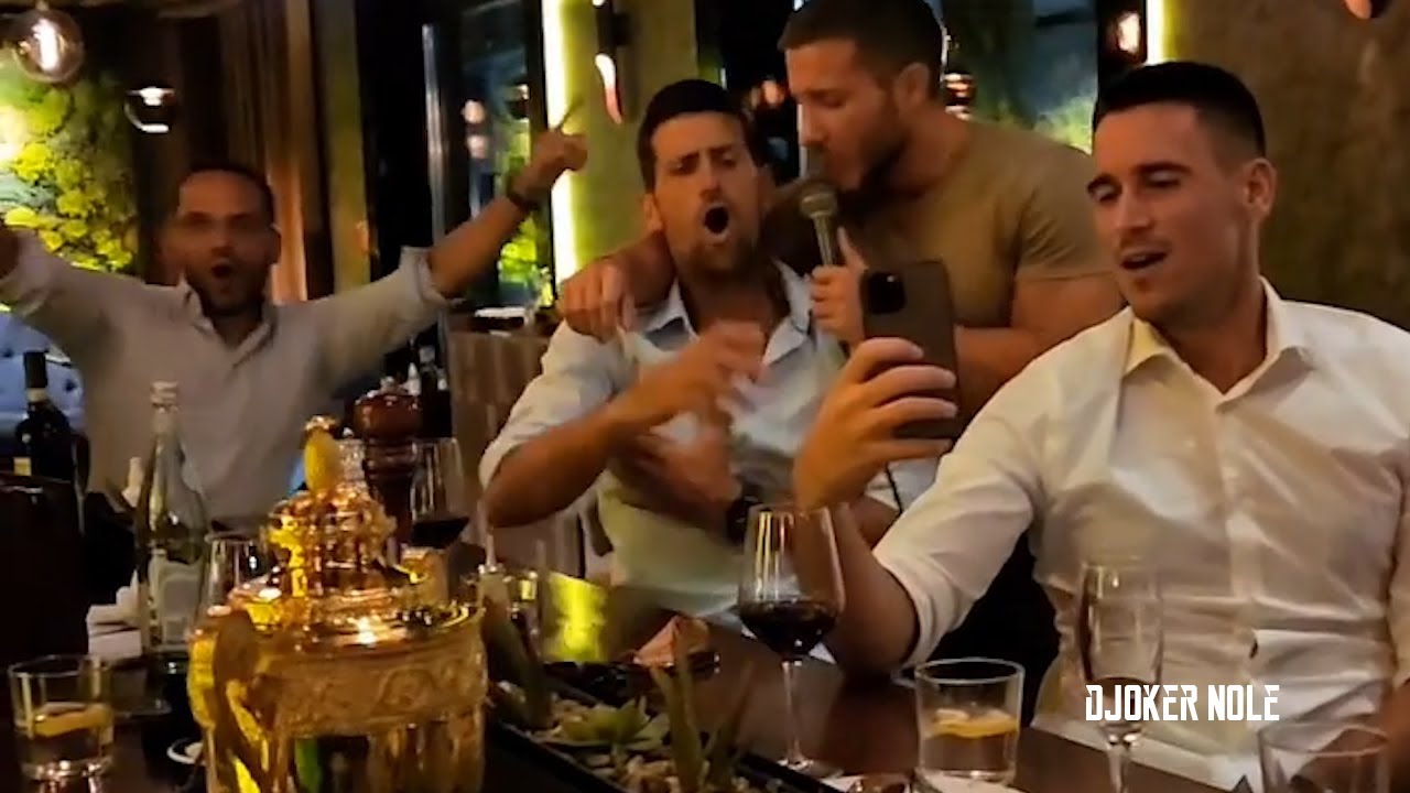 Novak Djokovic Sings 
