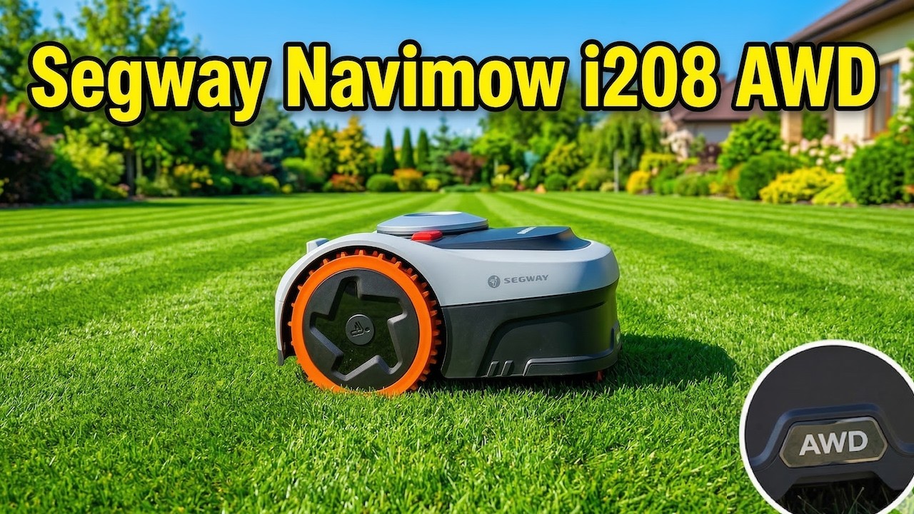 Skręty w miejscu bez niszczenia trawy &ndash; to trzeba zobaczyć! kosiarka Segway