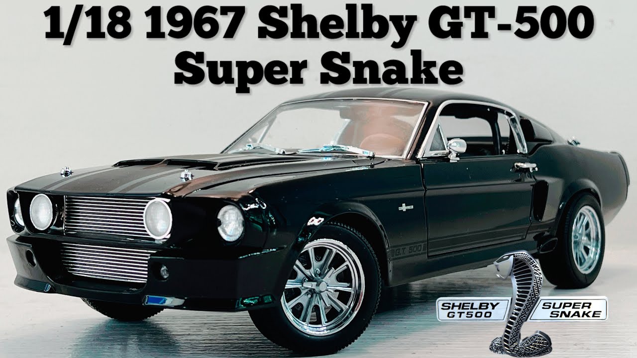 1967 Shelby GT-500 Super Snake 1:18 By Shelby Collectibles Unbox And Review!