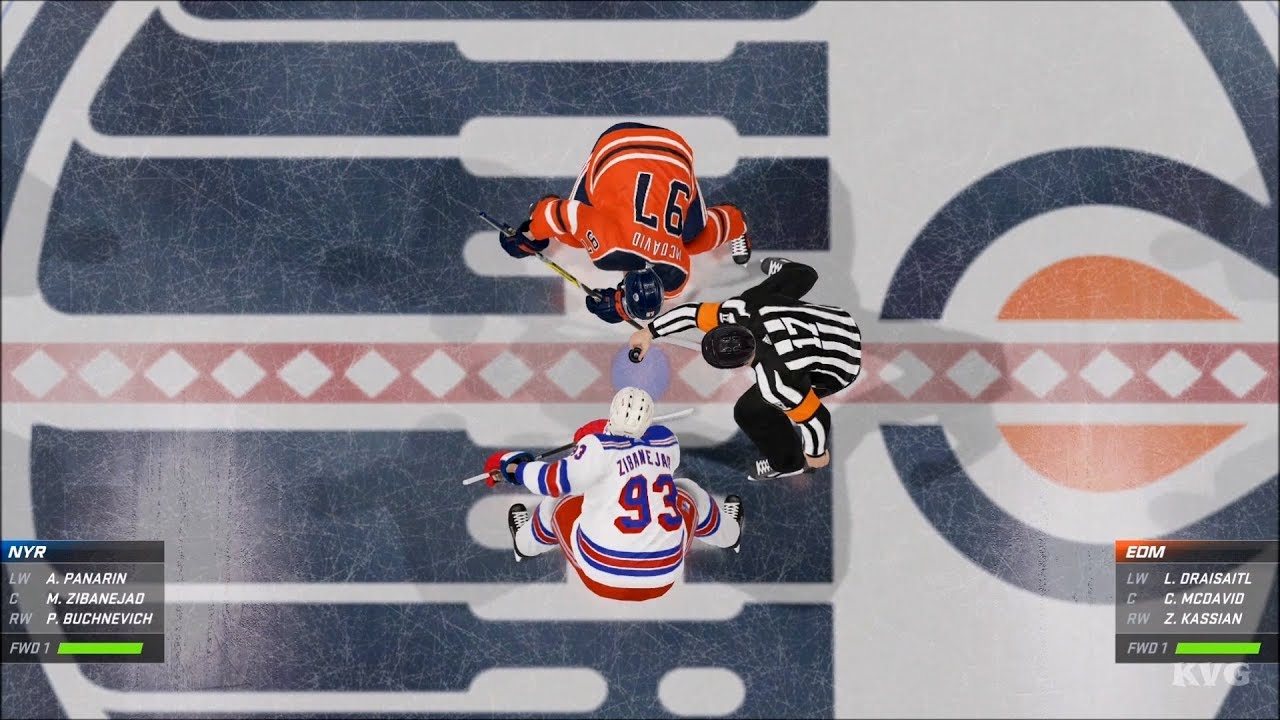 NHL 20 - Edmonton Oilers vs New York Rangers - Gameplay (PS4 HD) [1080p60FPS]