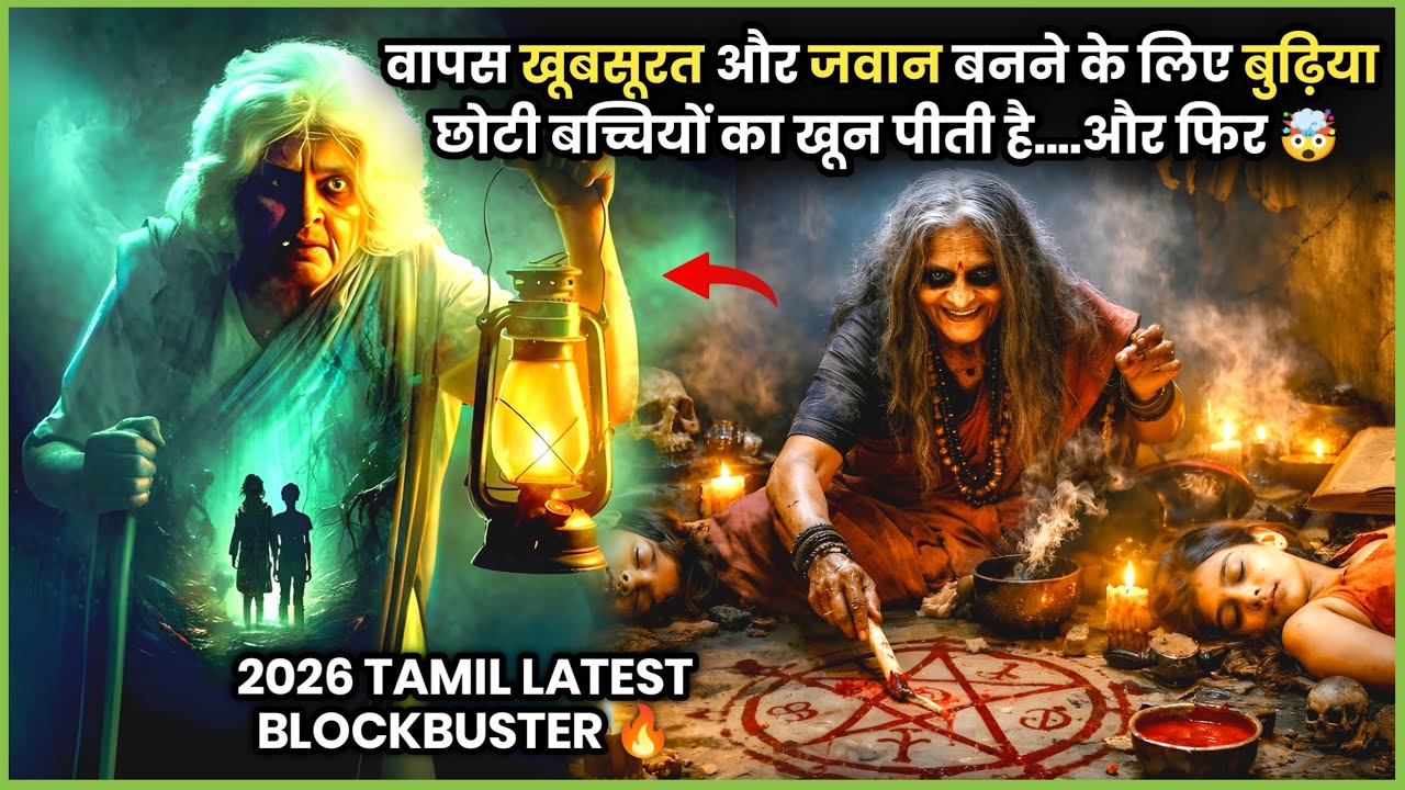 Chudail DADI 20 ki Hone k Liye Bacchiyon ka Khun piti hai 🔥 | 2026 Movie Explained in हिन्दी