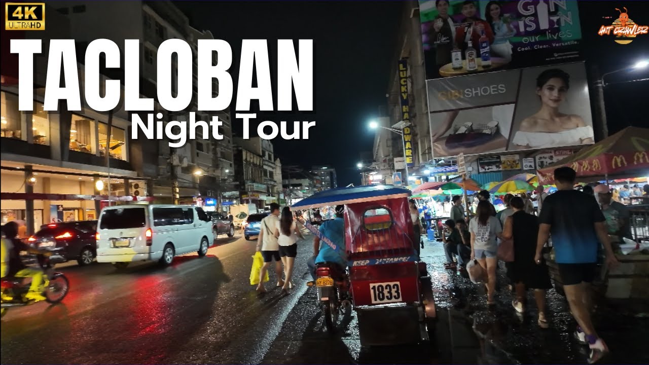 Tacloban City  Night Tour | Christmas Display |  San Juanico Bridge  | 4K Tour |  Ant Crawler