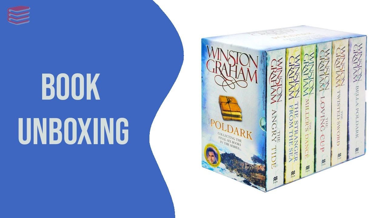 Poldark by Winston Graham Series Books 7 - 12 Gift Box Set - Book Unboxing