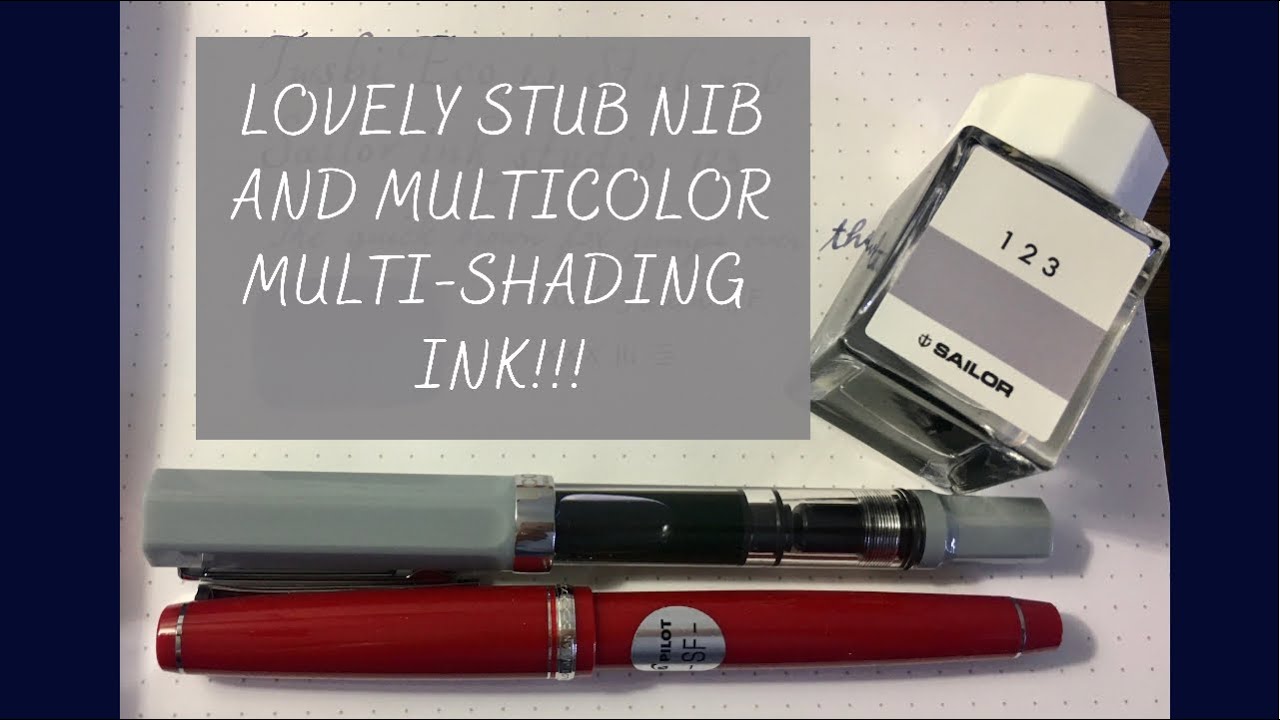 TWSBI ECO 1.1 Stub nib/Sailor ink studio 123 Review @TWSBI