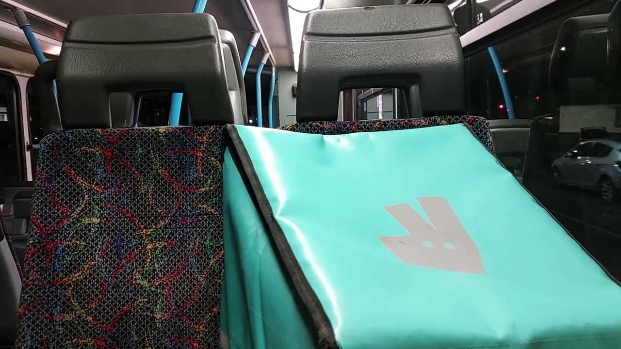 Journey on the SWR rail replacement service (J33000BTS) Eastl Lancs Millenyum DAF D250F Alderstom .