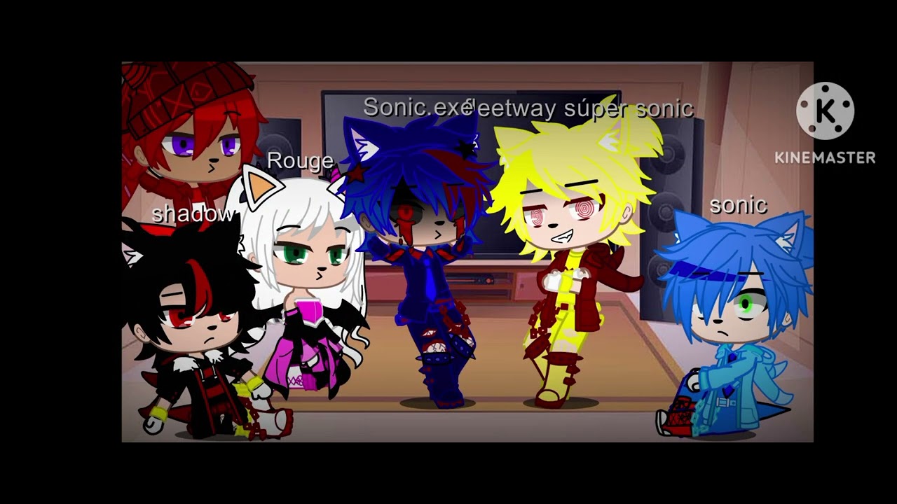😁⭐ algunos amigos y enemigos de Sonic reaccionan a ellos,sonic.exe y súper sonic.exe😁⭐