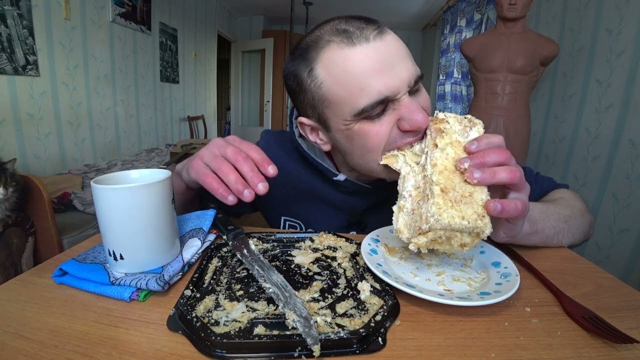 МУКБАНГ АСМР ТОРТ 