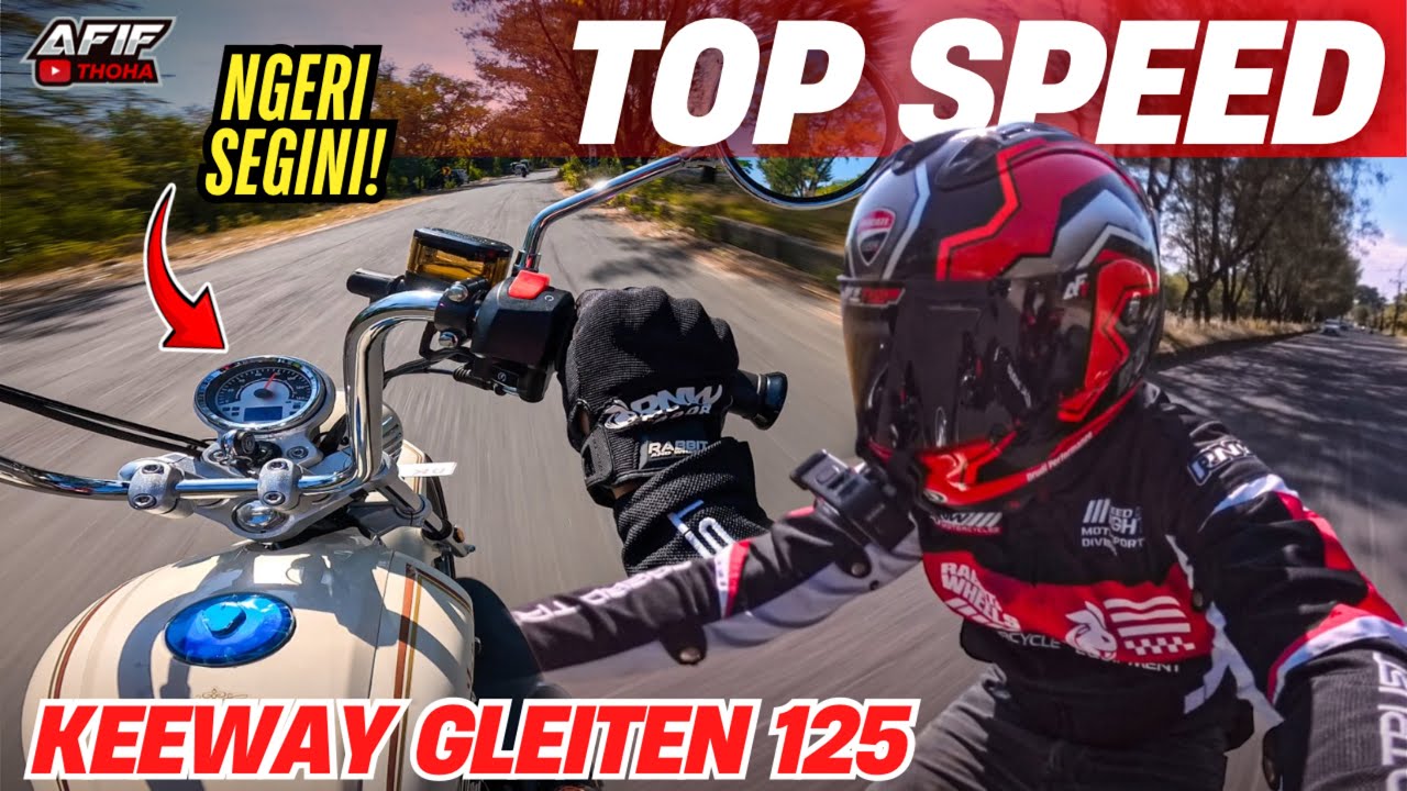 NGERI‼️SEGINI TOP SPEED KEEWAY GLEITEN 125😨 #keewaygleiten125