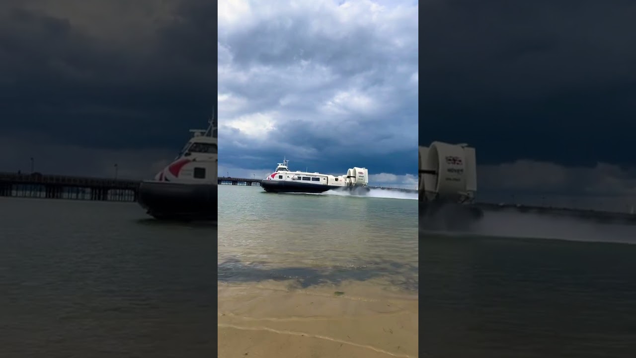 Hovertravel - Ryde to Portsmouth - Isle of Wight #travelphotography #hovercraft