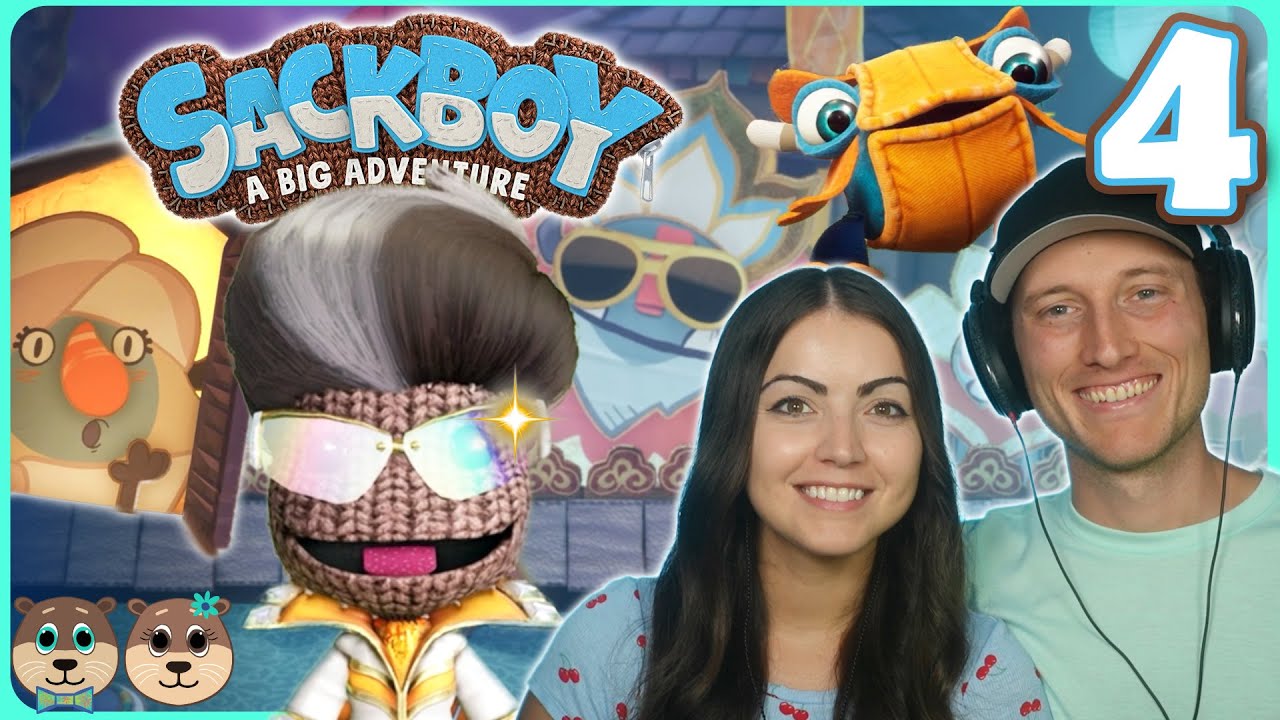Scootle wrangling! | Cozy Gaming Couple Plays Sackboy A Big Adventure - Let's Play Co-op Part 4