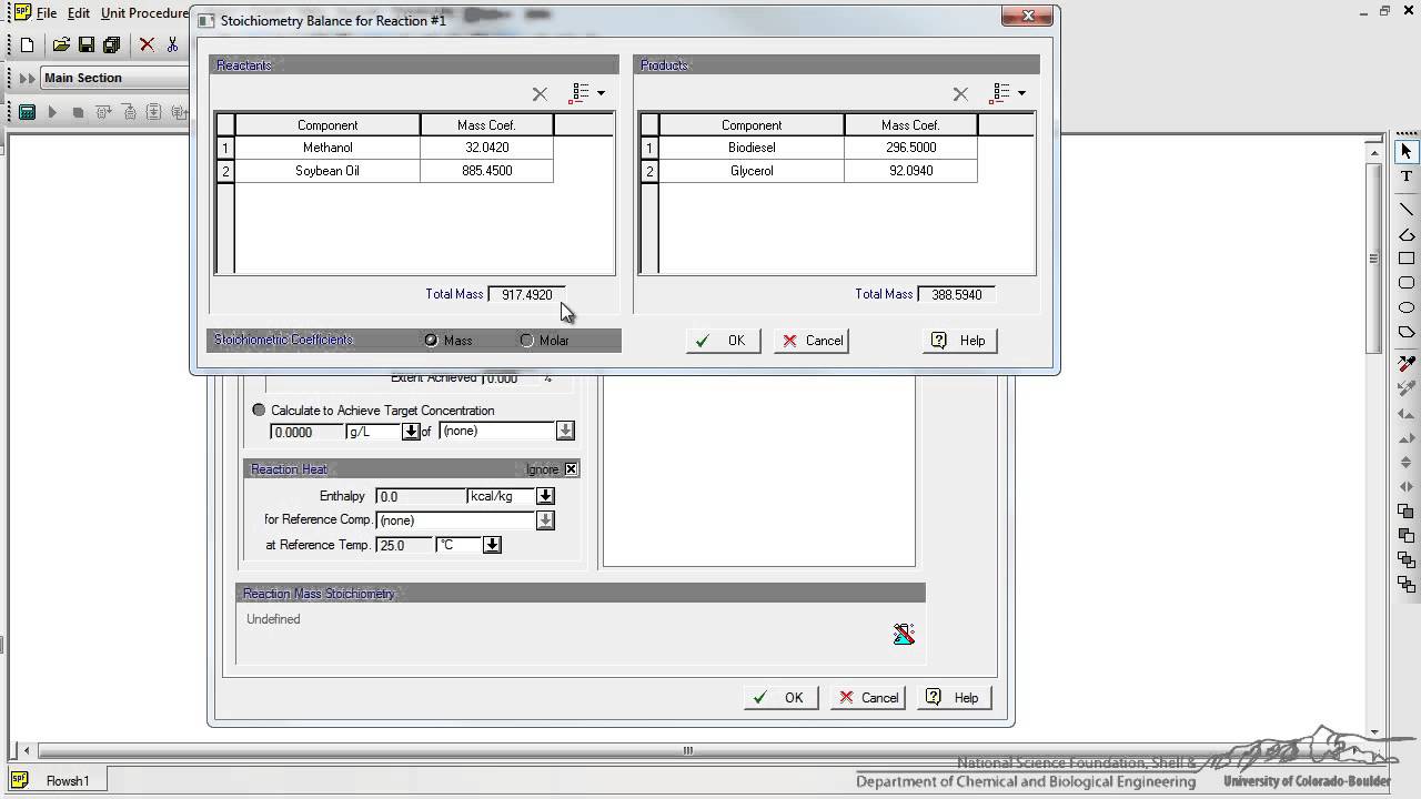 SuperPro Designer: Modeling a Reactor and Separator