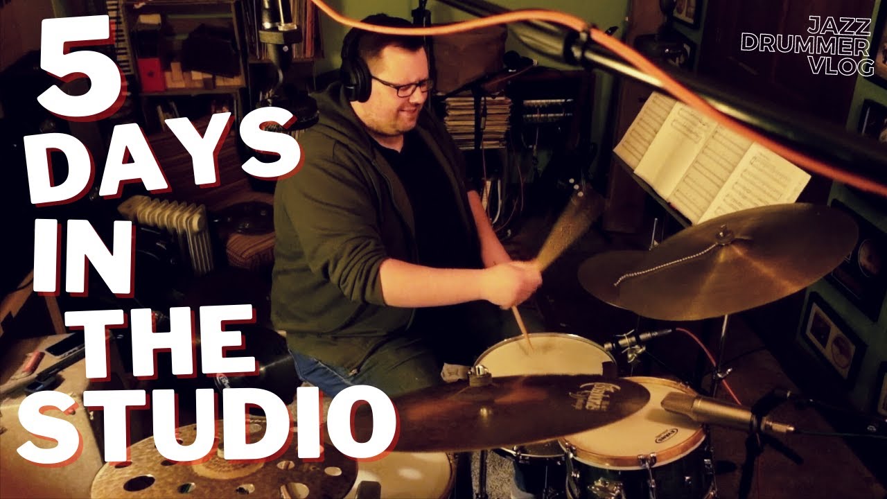 5 Days In The Studio // Jazz Drummer Recording VLOG