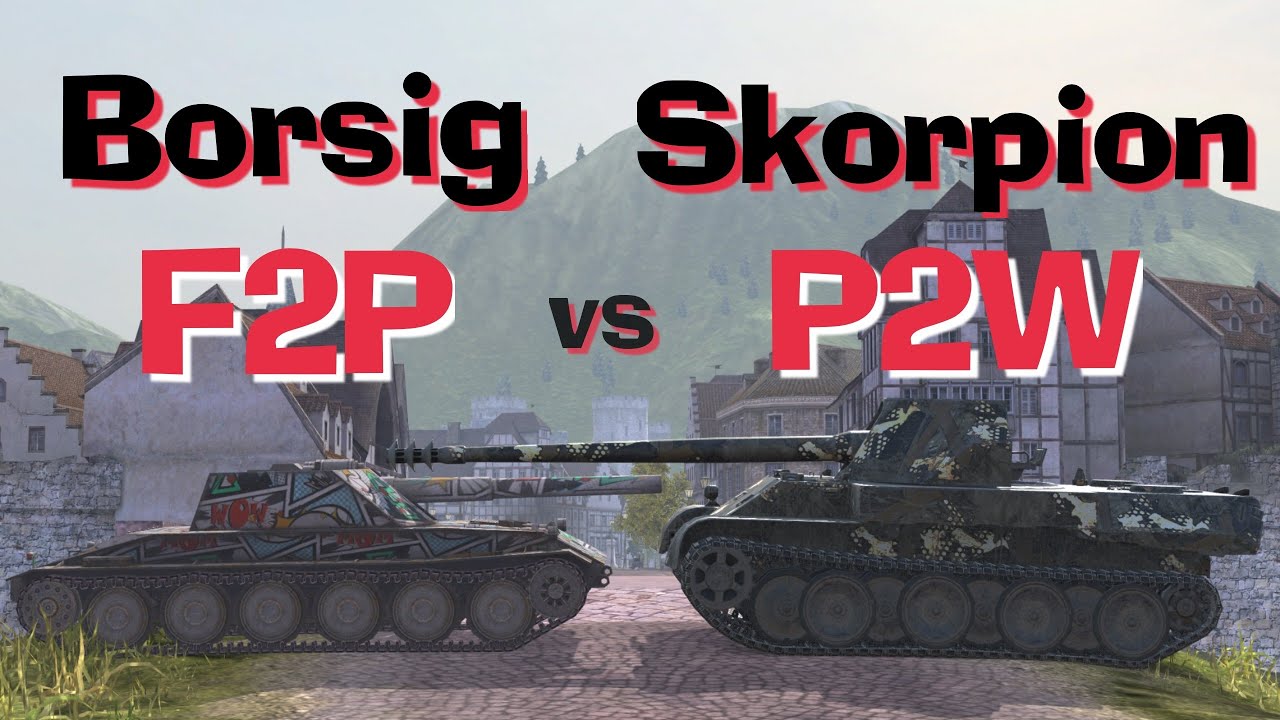 WOT Blitz Face Off || Skorpion G vs Rhm Borsig