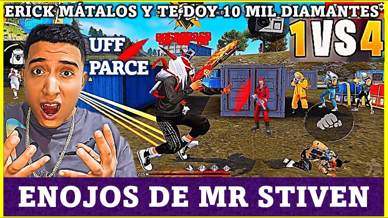 Que Hpt* Jugada hizo Erick 😱🔥 Momentos Divertidos de Mr Stiven #hacker #mrstiven #freefireshorts #ff