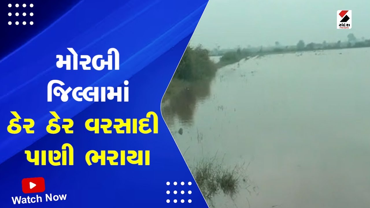 Morbi News Update | મોરબી જિલ્લામાં ઠેર ઠેર વરસાદી પાણી ભરાયા | Monsoon | Weather Forecast