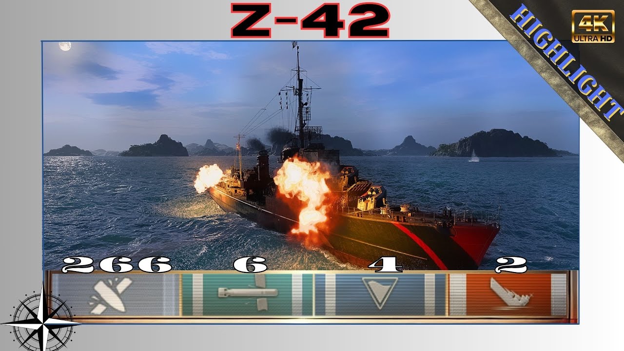 Z-42 Mayhem | Submarines, Caps & a Battleship Deleted! 🔥 | WoWs Gameplay