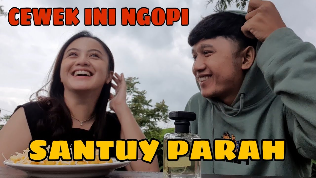 Ngopi sebat santuy bareng salma, cewek super enjoy !!