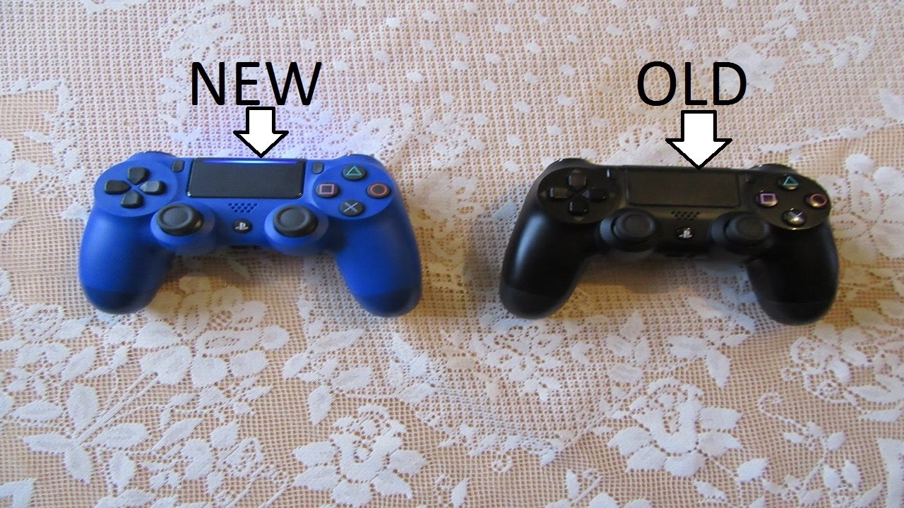 PS4 controller comparison: New controller vs Old Controller