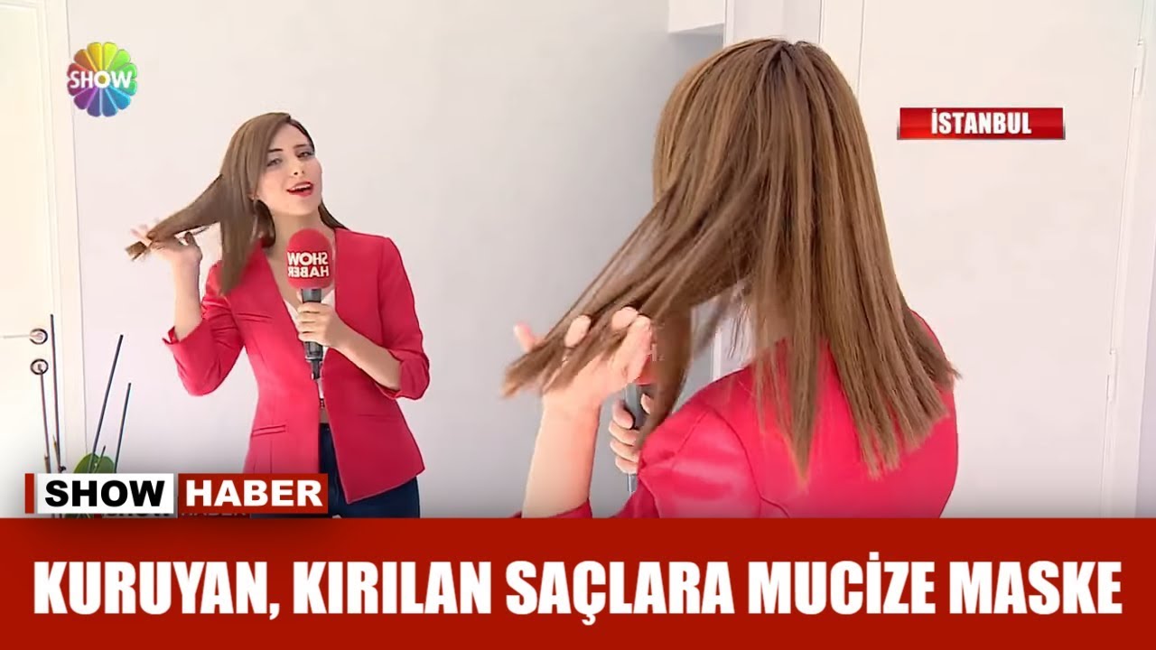 Kuruyan, kırılan saçlara mucize maske