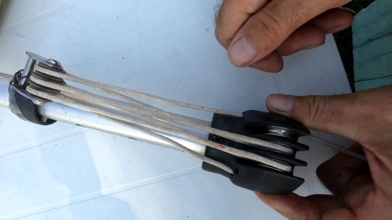 How to Thread the Downhaul Line Windsurfing Academy