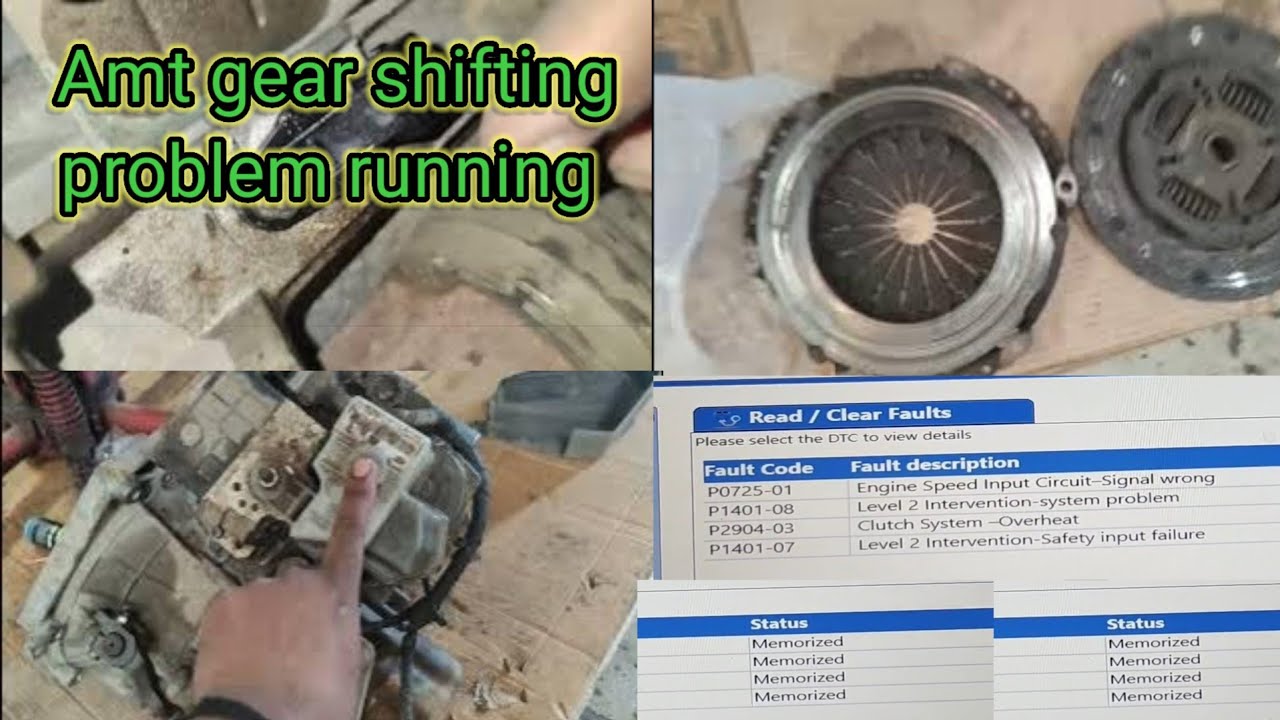 Tata tigor amt gear shifting problem running Newton clutch plate issue