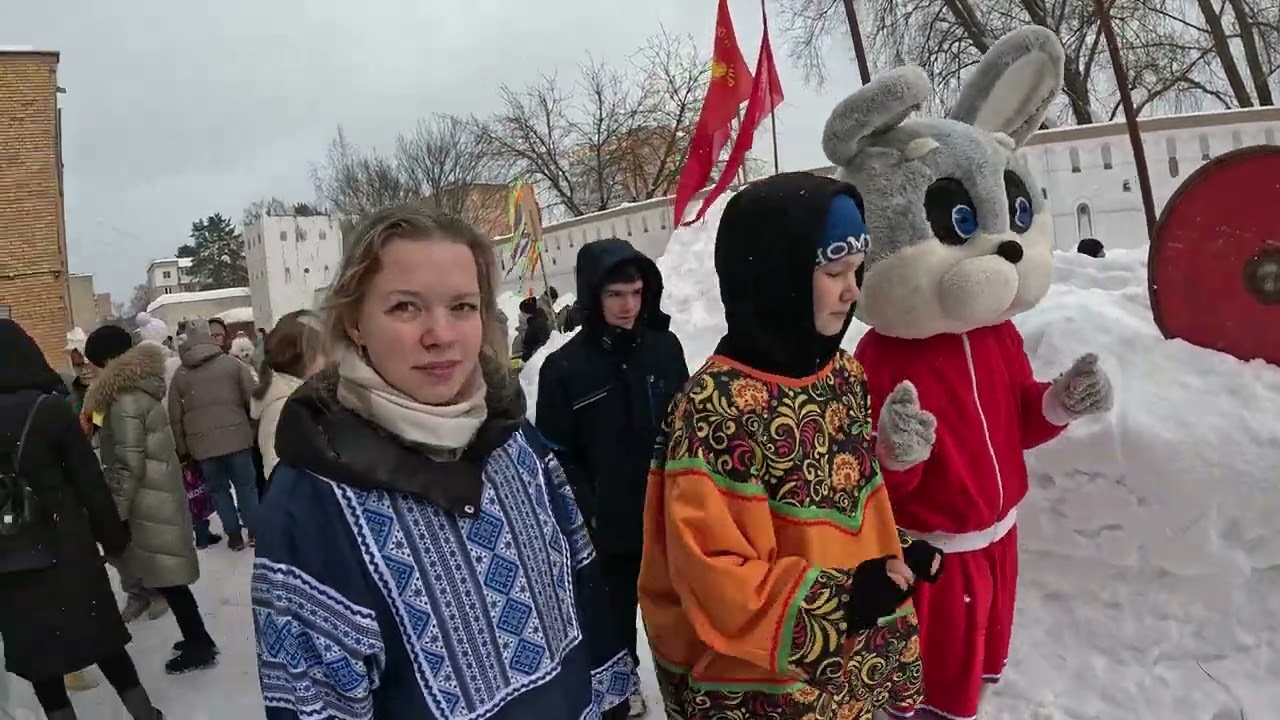 Празднование Масленицы в клубе 