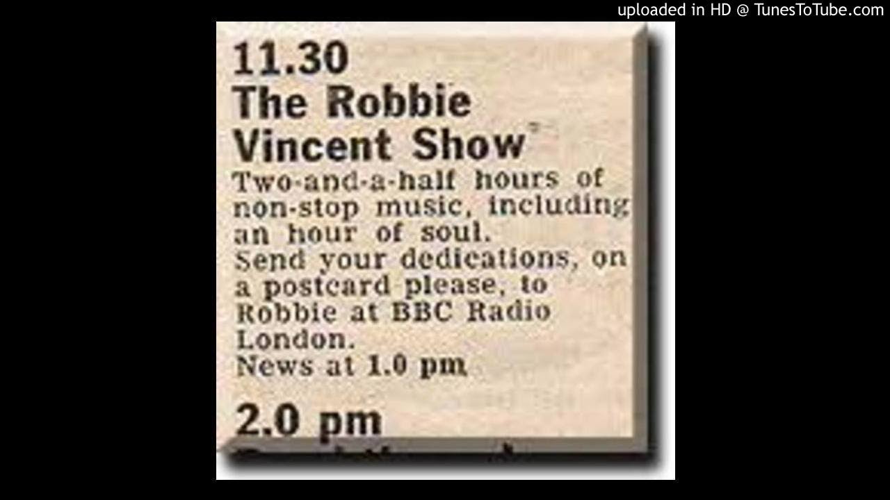 ROBBIE VINCENT SATURDAY SHOW RADIO LONDON