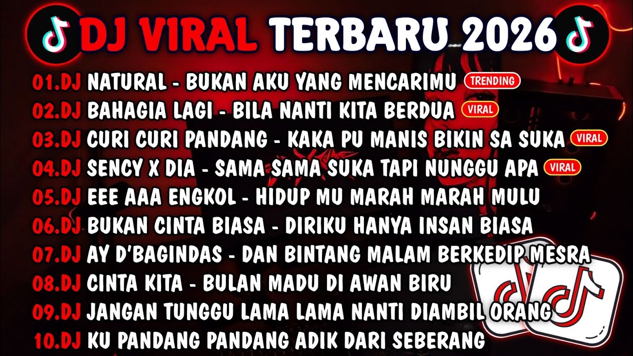 DJ TIKTOK TERBARU 2026🎵DJ BUKAN AKU YANG MENCARIMU - NATURAL🎵DJ BILA NANTI KITA BERDUA BAHAGIA LAGI