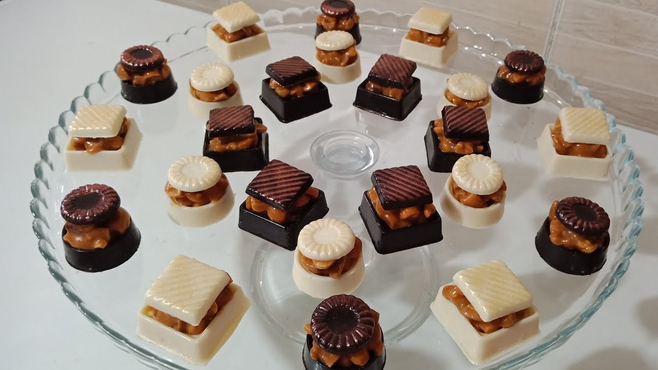 حلويات العيد 2018/صناديق الشكلاطة العجيبة بثلاث مكونات فقط/coffrets au chocolat