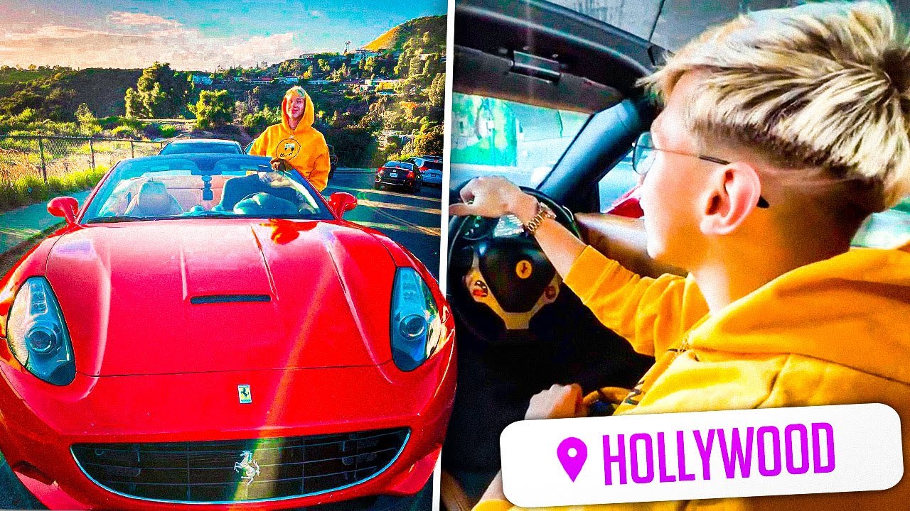 Maneje Una Ferrari Por Hollywood || Vlog Por Estados Unidos #7