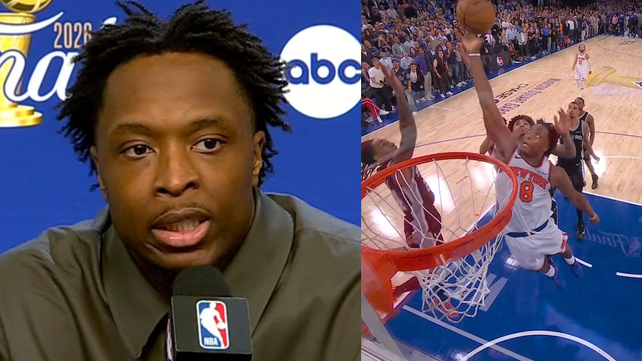 OG Anunoby о своем победном броске в матче против &laquo;Спёрс&raquo;: &laquo;Это круто&raquo; 😂