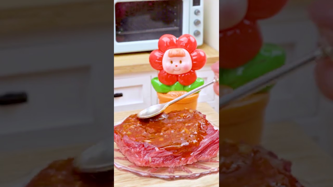 How To Cook Miniature Grilled Beef and Sauteed Vegetables in Butter 