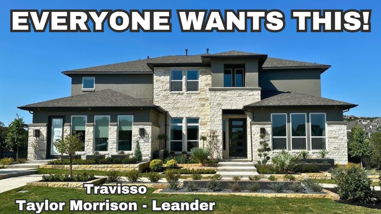 Inside Taylor Morrison’s Most Impressive Home in Leander, TX! | Calypso Plan at Travisso