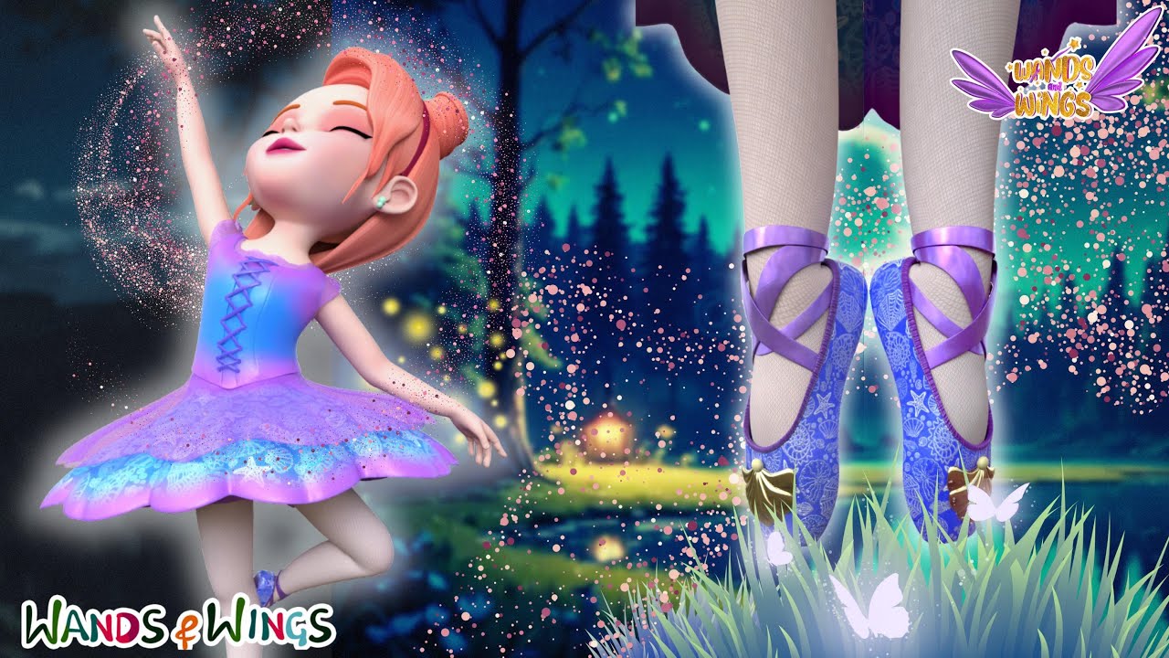 Princesses and the Dancing Shoes | Ballet Magic Rhymes | Kids Songs | Wands and Wings