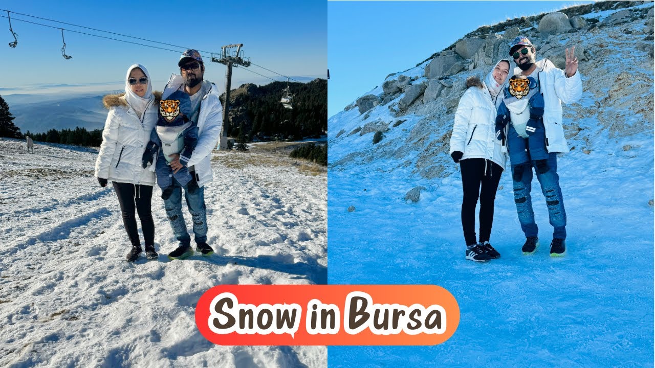 Snow in Bursa Turkey 🇹🇷 - Uludag Mountains