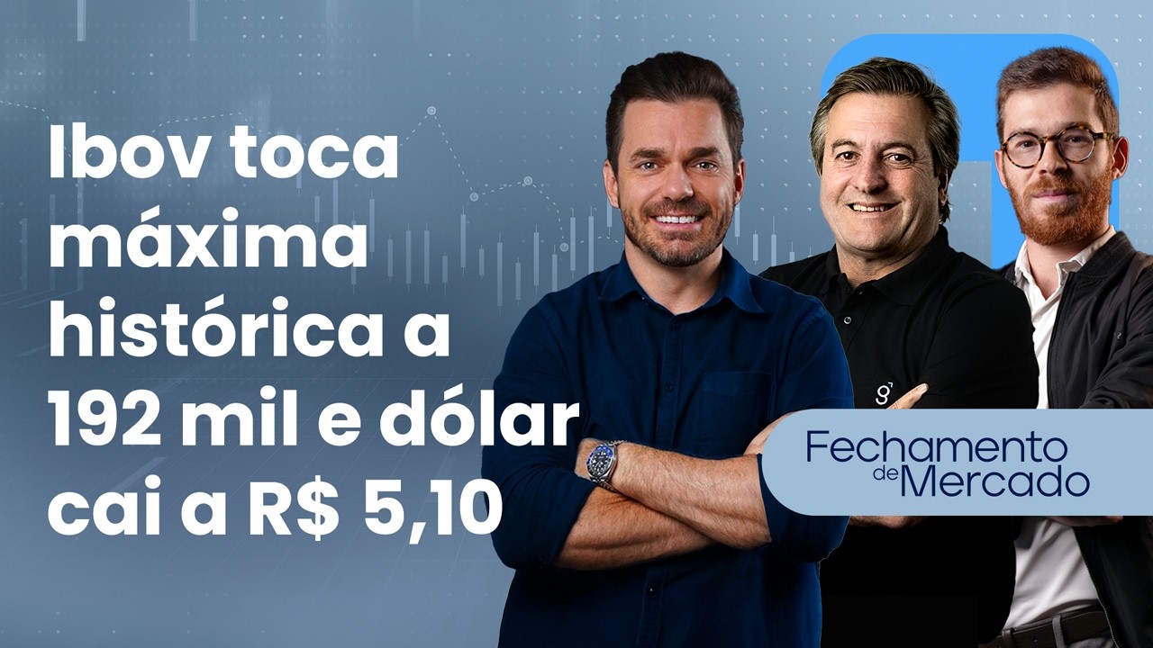 🔴 08/04 Ibov toca m&aacute;xima hist&oacute;rica a 192 mil e d&oacute;lar cai a R$ 5,10 | Fechamento de Mercado Genial