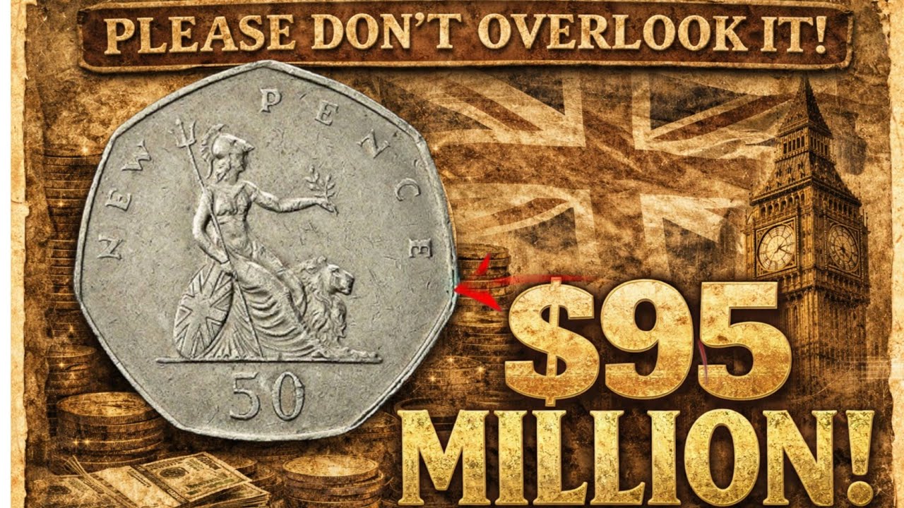 Top 4 Rare UK fifty new pence Coins Collectors Are Paying Huge Money For!