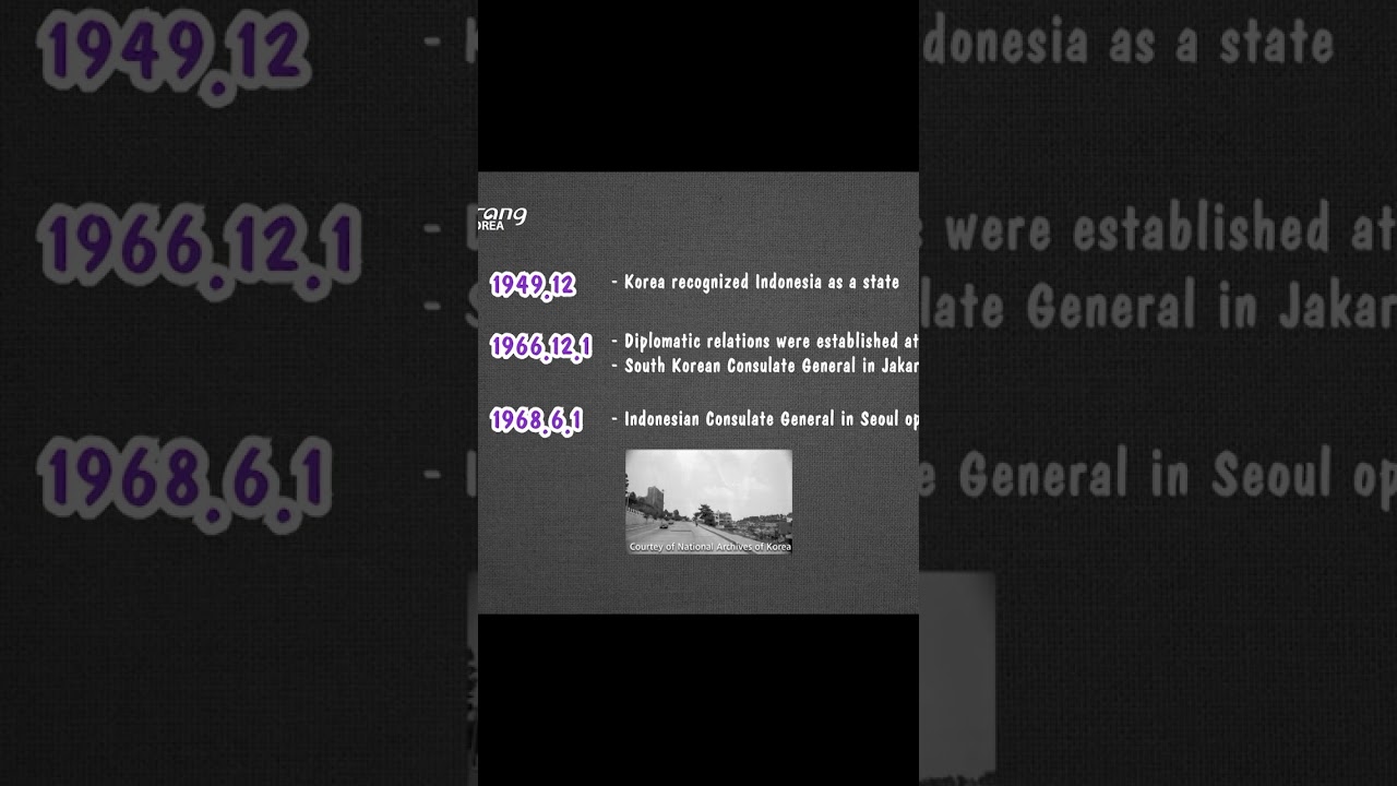 Diplomatic relations between Korea and Indonesia [Diplomat Talks with Secret Number Dita] #shorts