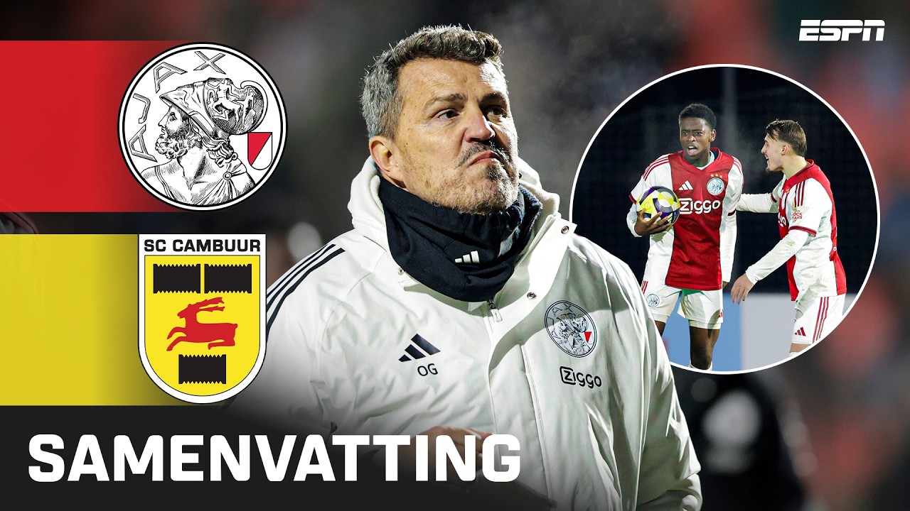 🌟 JONGSTE DOELPUNTENMAKER Jong Ajax OOIT bij DEBUUT García 🇪🇸 | Samenvatting Jong Ajax - SC Cambuur