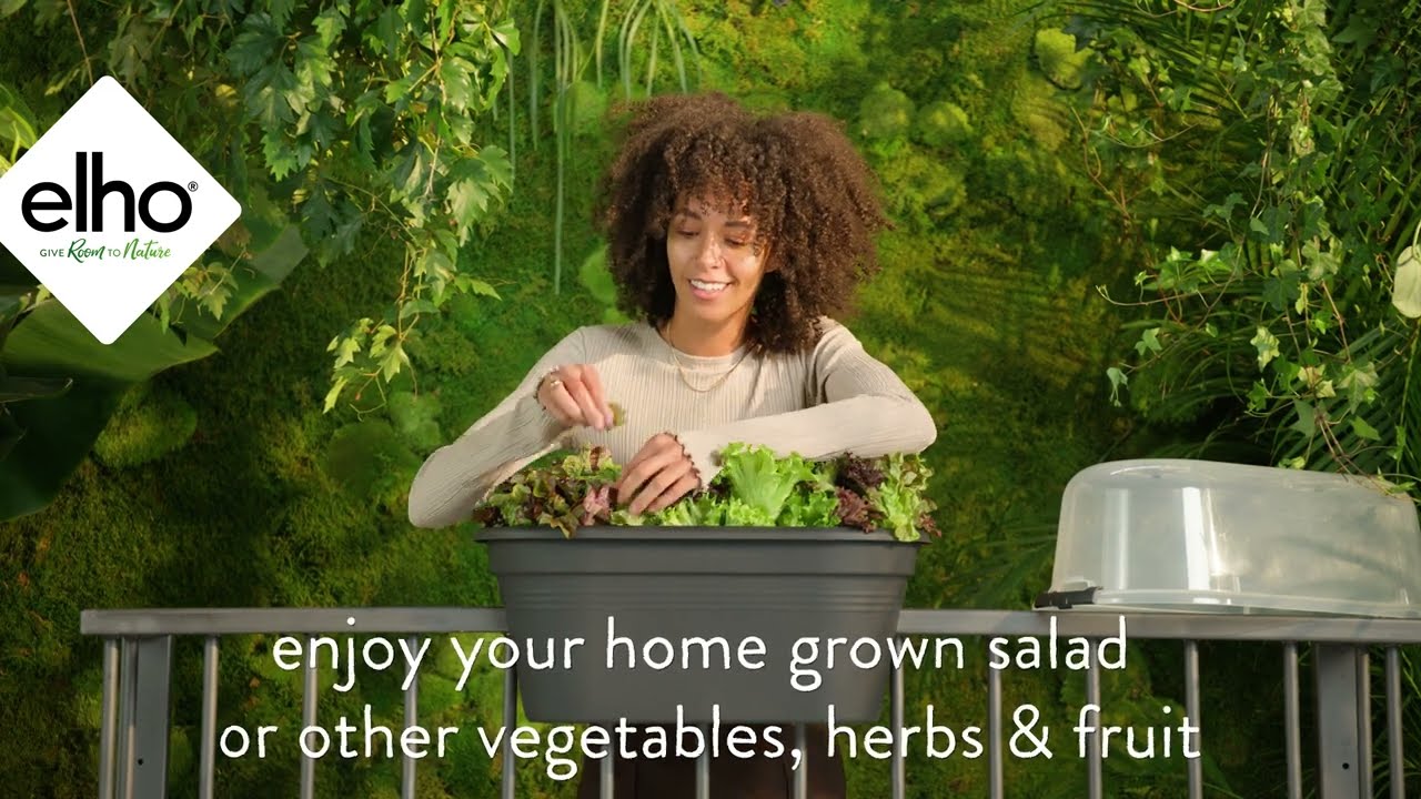 elho how to use video - green basics balcony growset