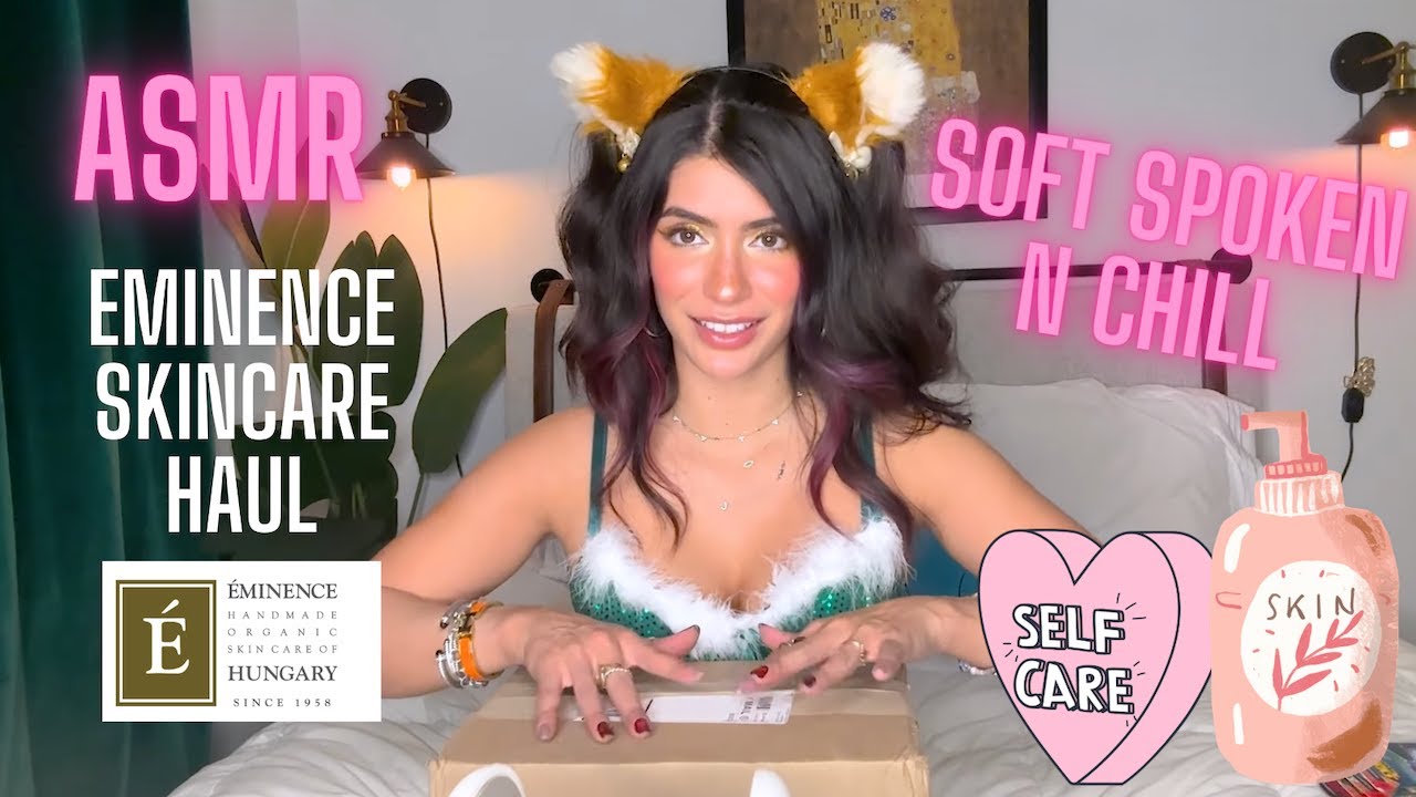 ❤️ASMR EMIENCE Skincare Organic Haul UNBOXING SOFT SPOKEN | tapping, cardboard | CorneliustheCat