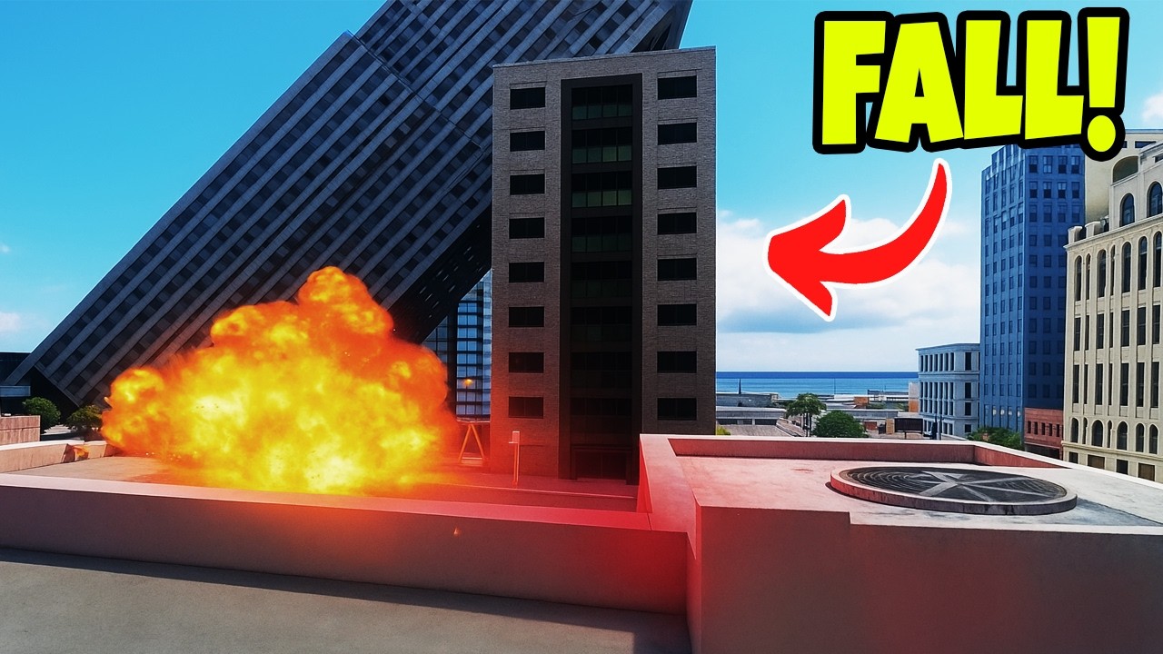 Реалистичные рушащиеся небоскребы в Roblox!