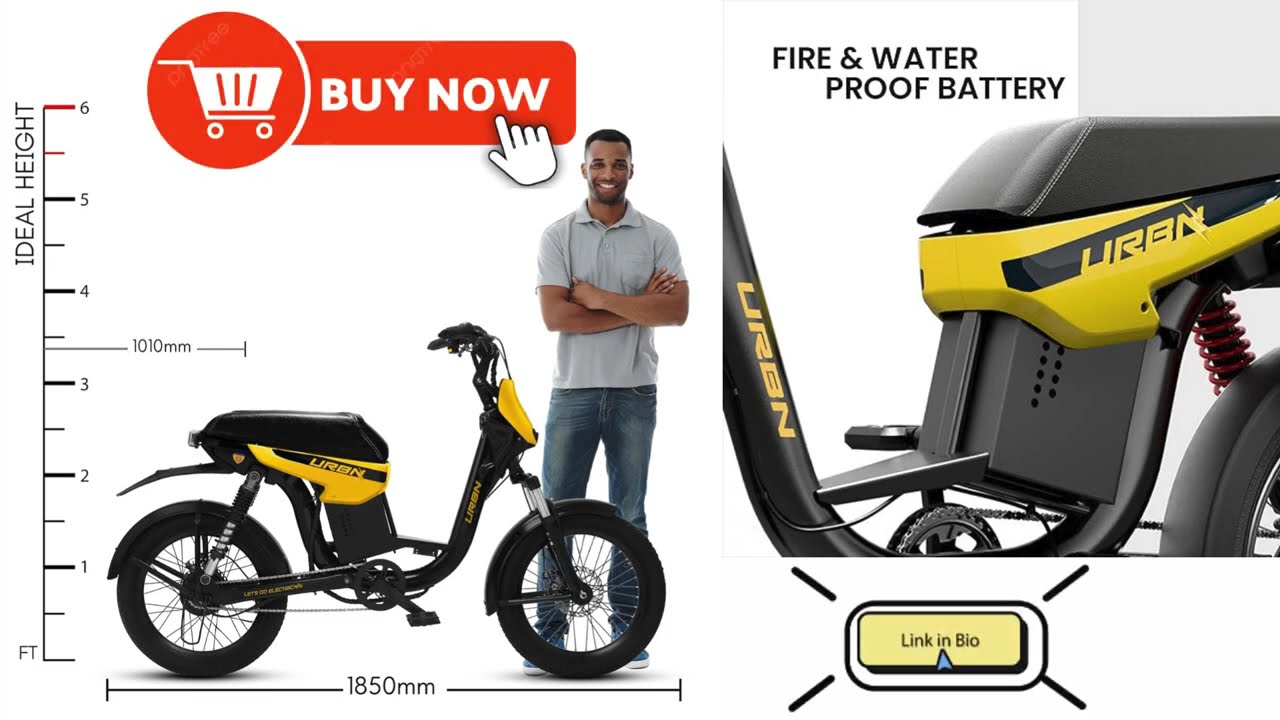 Motovolt URBN E Bike Review |Discover the Future of Urban Transportation | Long Range, No Extra Cost